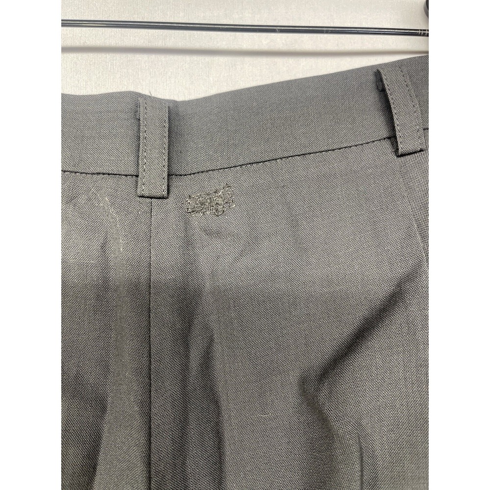 Vintage Izzat BABA Dark Gray Dress pants Wide Legs 70-90 - Picture 11 of 14